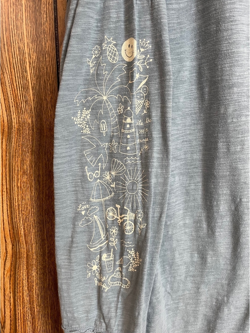 Natural Life oversized cotton doodle T-shirt large - Picture 5 of 8